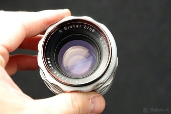 Carl Zeiss Biotar 58mm f2 M42 + filtr - 5