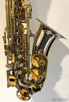 Predám nový Es- Alt saxofón-GOLD- SILVER kópia k modelu Yama - 5