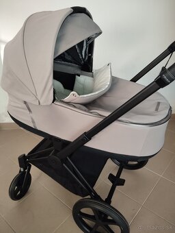 Cybex PRIAM, 3-kombinácia, MATT BLACK, grey - 5