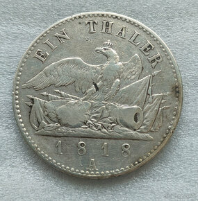 strieborne mince - Nemecke toliare z pred 1871 - 5