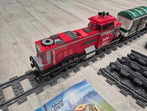 LEGO VLAK 3677 Red Cargo Train - 5