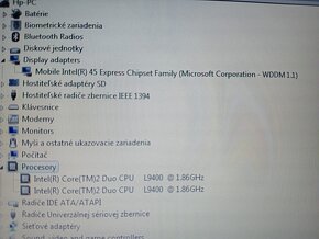 predám Hp elitebook 2530p , 4gb ram , 160gb hdd , Windows 7 - 5