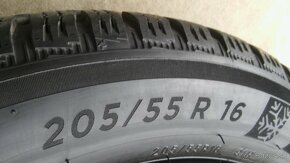 5x112 r16 VW group + zim 205/55 r16 Michelin Alpin 6  7,2 mm - 5