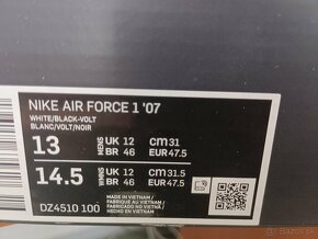 Nike AIR Force 1 ´07 EUR47,5 - 5