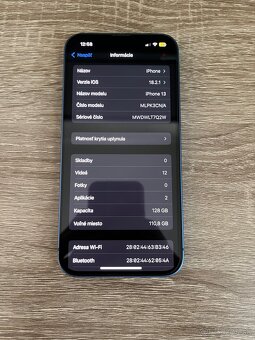 iPhone 13 128gb Modrá - 5