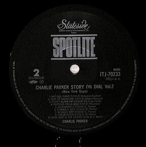 Charlie Parker ‎– Charlie Parker Story On Dial Volume 2: New - 5