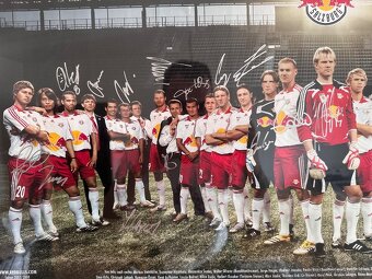 Obraz RedBull Salzburg futbalovy klub s podpismi - 5