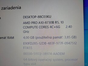 predám základnú dosku pre notebook Hp elitebook 745 g4 - 5