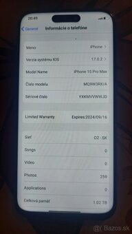 Iphone 15 pro max 1tb - 5