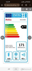 Chladnička s mrazničkou Amika - 5