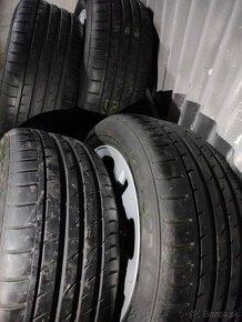 4ks alu disky orig. BMW 5x120 R18 pneu 245/50 R18 5mm - 5