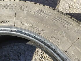 Letné pneumatiky 215/60 R17 Bridgestone 2ks - 5