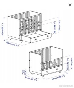 IKEA MYLLRA detská postieľka - 5