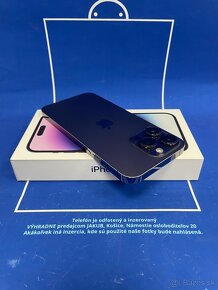 Apple iPhone 14 PRO MAX 128GB DEEP PURPLE Batéria 100% - 6