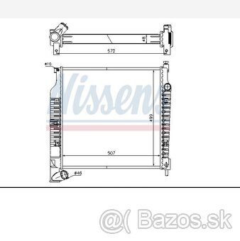 Chladič motora Jeep Cherokee 2001-2008 - 6