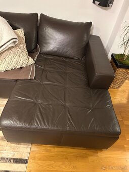 Boconcept Mezzo sedačka hnedá kožená 286x 370x 157 x 41 cm - 6