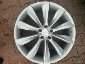 Sada Alu disky 21” Tesla model S, Silver Turbine - 6