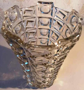 Hodnotné, starožitné krištáľové/ sklenené vázy/ karafy - 6