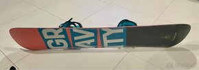 Predám komplet snowboardový set 132cm - 6