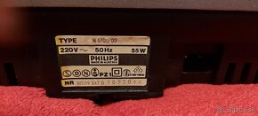 Predám vintage VCR videorekordér Philips N-1700 - 6