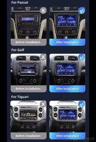 Radio 9 palcove 8 jadro processor Vw golf,passat,touran - 6