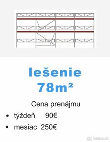 Prenájom lešenia, lešenie - 6