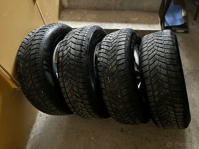 Alu disky 5x114,3 so zimnými gumami 215/70/r16 - 6