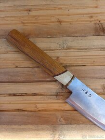 Ručne kovaný Japonský kuchynský nôž RoseDagger - 6