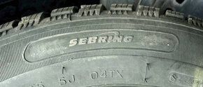 185/60 R15 88T zimné pneu Sebring+disky 5x100 ET38 Fabia2,3 - 6