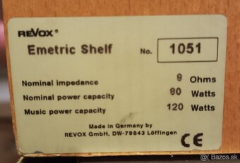 REVOX Emetric Shelf .... - 6