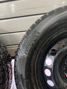 Plechové disky R15 + zimné pneu Pirelli - 6