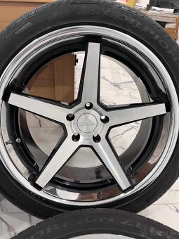 4ks alu disky orig. Ferrada 5x127 r22 + pneu 305/35 r22 - 6