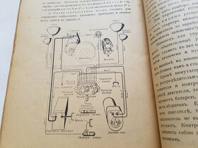 Odborná kniha příručka o automobilech veteráni z r. 1922 - 6