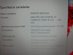 predám 12" HP elitebook / 4-jadrový procesor / 8gb ram / ssd - 6