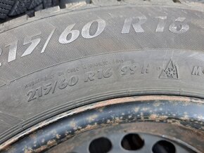 Zimná kolesá  215/60 R16 + 61/2 ET33 - 6