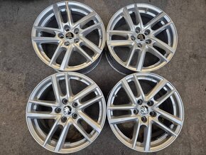 5X112 r17 ET52 elektróny ŠKODA, VW, SEAT, AUDI - 6