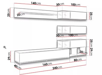 Obyvacia stena plus konferencny stolik - 6