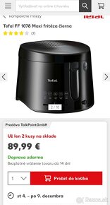 Tefal FF 1078 Maxi fritéza čierna - 6