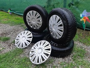 Predám Plechové disky na Zimných Pneu 195/65R15 5x112 - 6