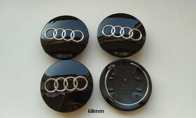 AUDI -stredové krytky hliník. disku 60, 61, 68mm - 6