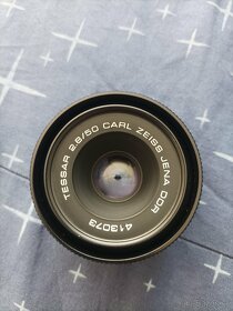 Tessar 50mm f2.8  Carl Zeiss Jena DDR, závit M42 - 6