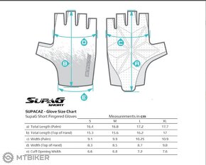 Krátke cyklistické rukavice Supacaz SupaG,veľkosťM NOvé - 6