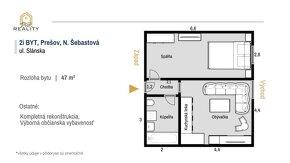 REZERVOVANÝ Moderný 2 izbový byt v NOVOSTAVBE v Prešove, Niž - 6