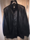 Kožená bunda, čierna, veľkosť XL - 6