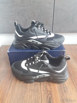 Dior b22 Luxury Trainer DIOR B22 black silver 43 nenosené - 6