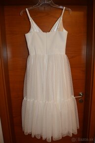 Popolnočné/biele spoločenské šaty zn. Luxie - 6