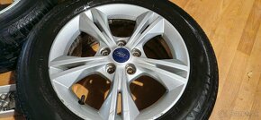 Predám alu. disky Ford 5x108 R16 ,TPMS ,matice,pneu - 6