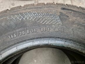 165/70 r14 zimné 2 ks PAXARO dezén 7,5 mm - 6