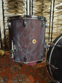 bicí Gretsch Broadkaster 22,12,16 black satin flame - 6