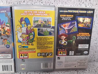 4x Hry na PSP Simpsons Toy Story 3 Megamind Phineas und Ferb - 6